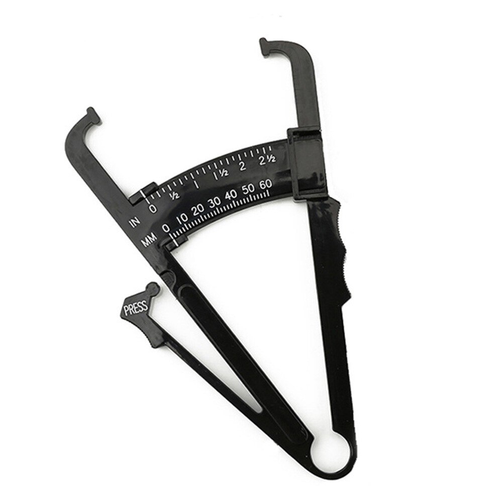 Health Care Skinfold Body Fat Caliper Body Fat Tester With Body Mass Tape With Measurement Chart Body Health Tool For Arm Calf