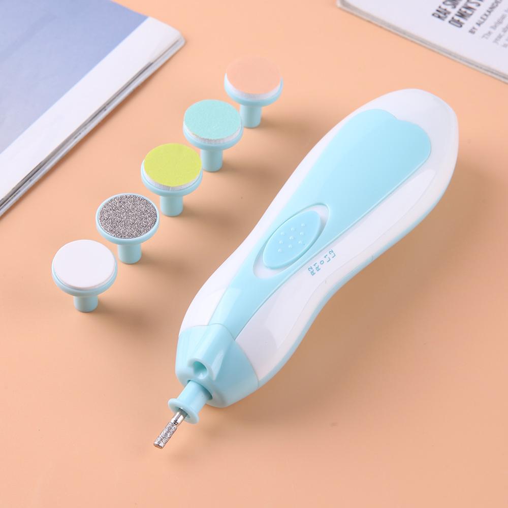 Elektrische Baby Nagel Clipper Cutter Trimmer Schere Kit Kid Infant Erwachsene Neugeborenen Nagel Pflege Healthcare Maniküre Datei Bohrer Set