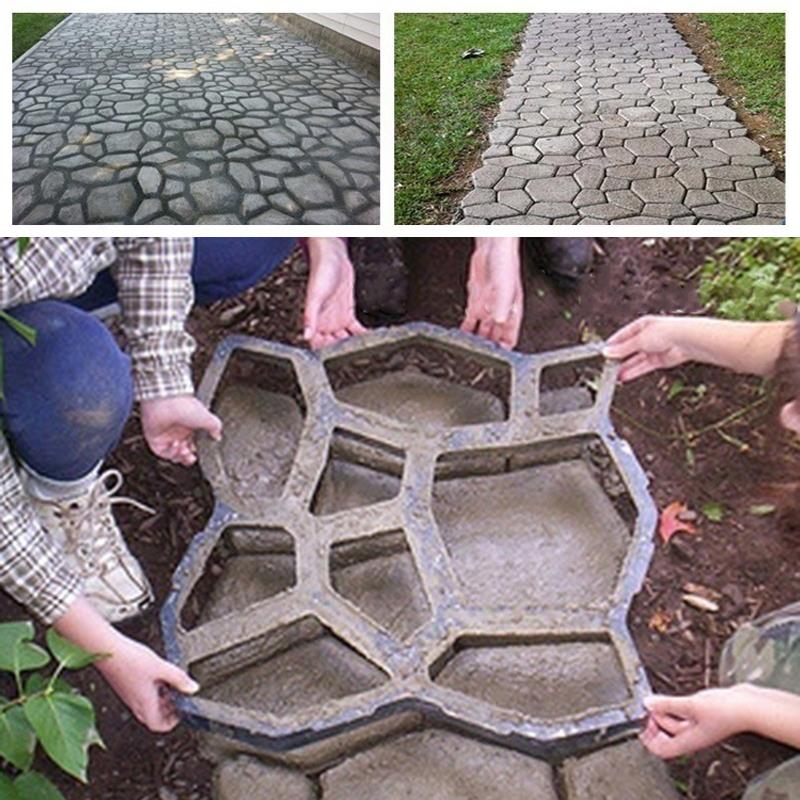 Forma robić Kostki Brukowej 50x50cm - Wytrzymały Beton cement DIY - Solidna Forma robić Chodnika