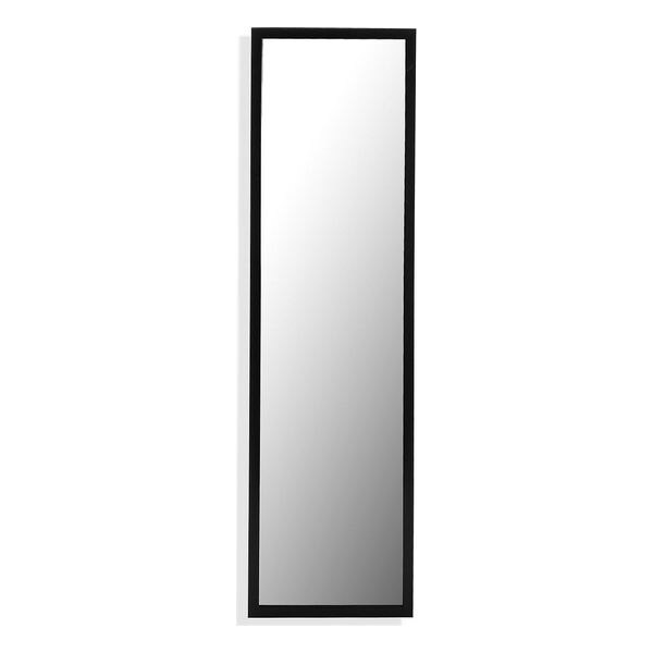 Miroir cristal naturel (1,8x120x30 cm) noir