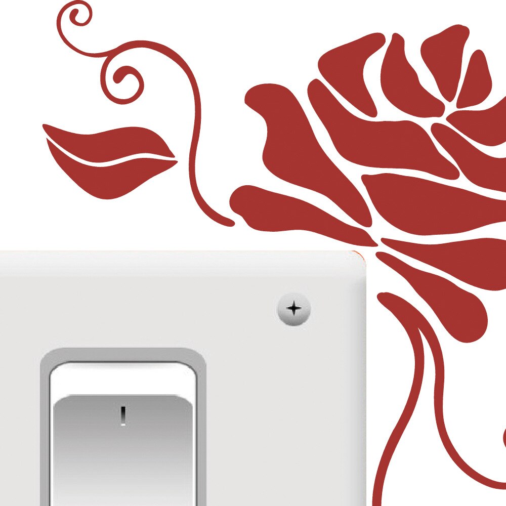 Flowers bloom Light Switch Funny Wall Decal Vinyl Sticker