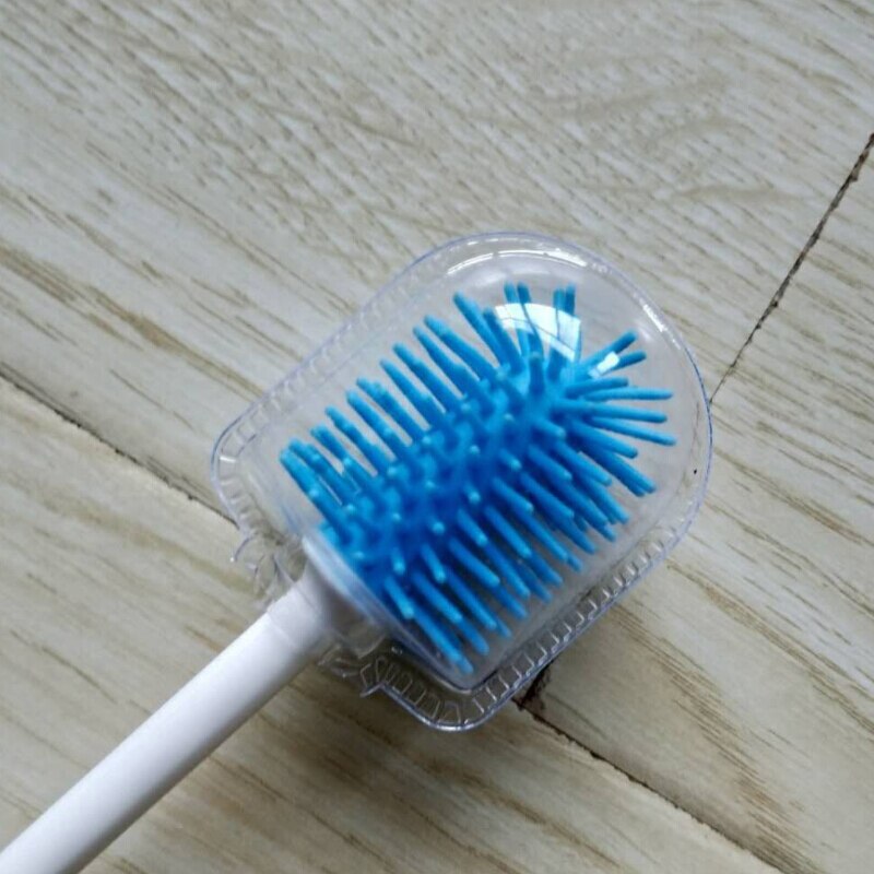 3 farben Baby Pinsel Für Nippel Auslauf Flasche Pinsel Reinigung Tasse Rohr freundlicher Fütterung Reinigung Pinsel Nippel Pinsel J0603