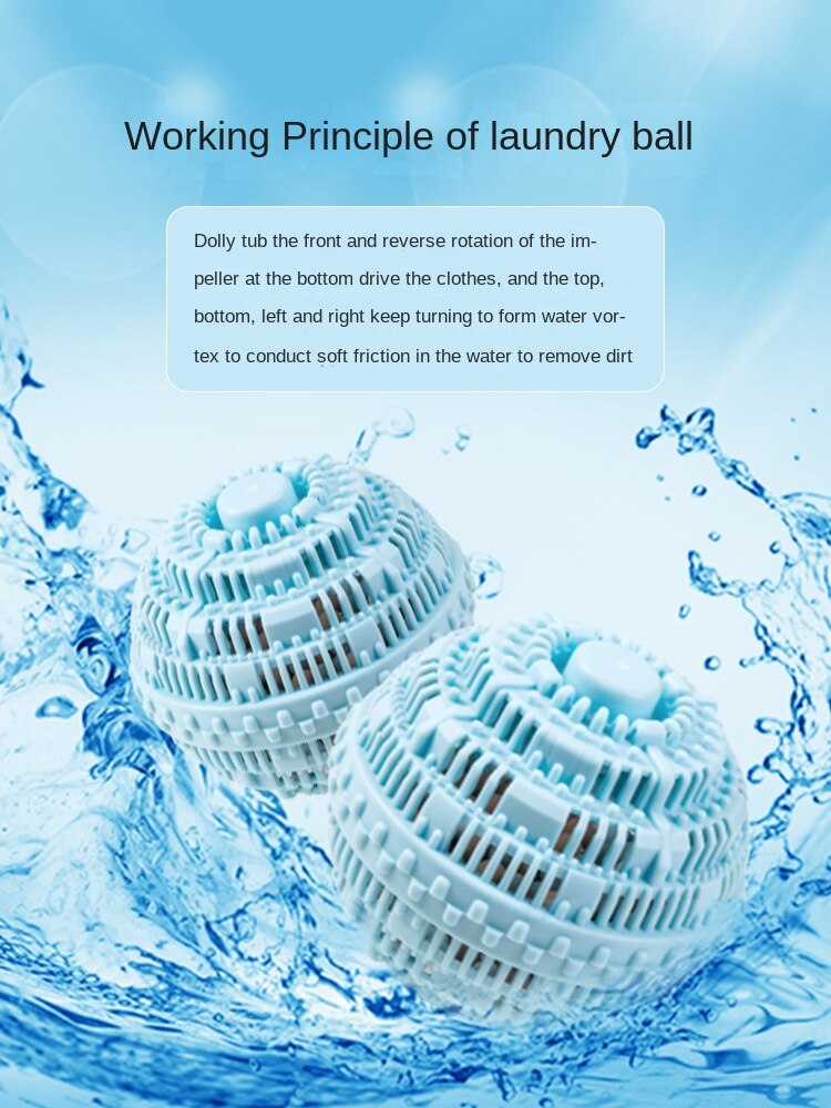 Plus-Sized Laundry Ball Decontamination Anti-Winding Washing Machine to Fantastic Fuzz Ball Remover Laundry Fragrance Magic Ball