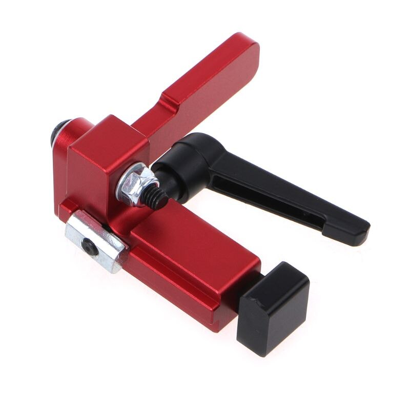 Aluminum Alloy Miter Track Stop Gauge Table Saw Suitable For 75mm Height T-track Stopper Woodworking Hand Tool