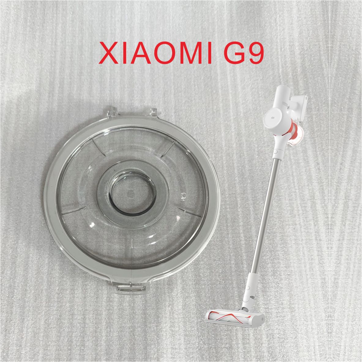 For XIAOMI G9/G9 Plus/G10/G10 Plus Handheld Wireless Vacuum Cleaner Dust Cup Bottom Cover Spare MIJIA Parts/Accessories: Light Grey