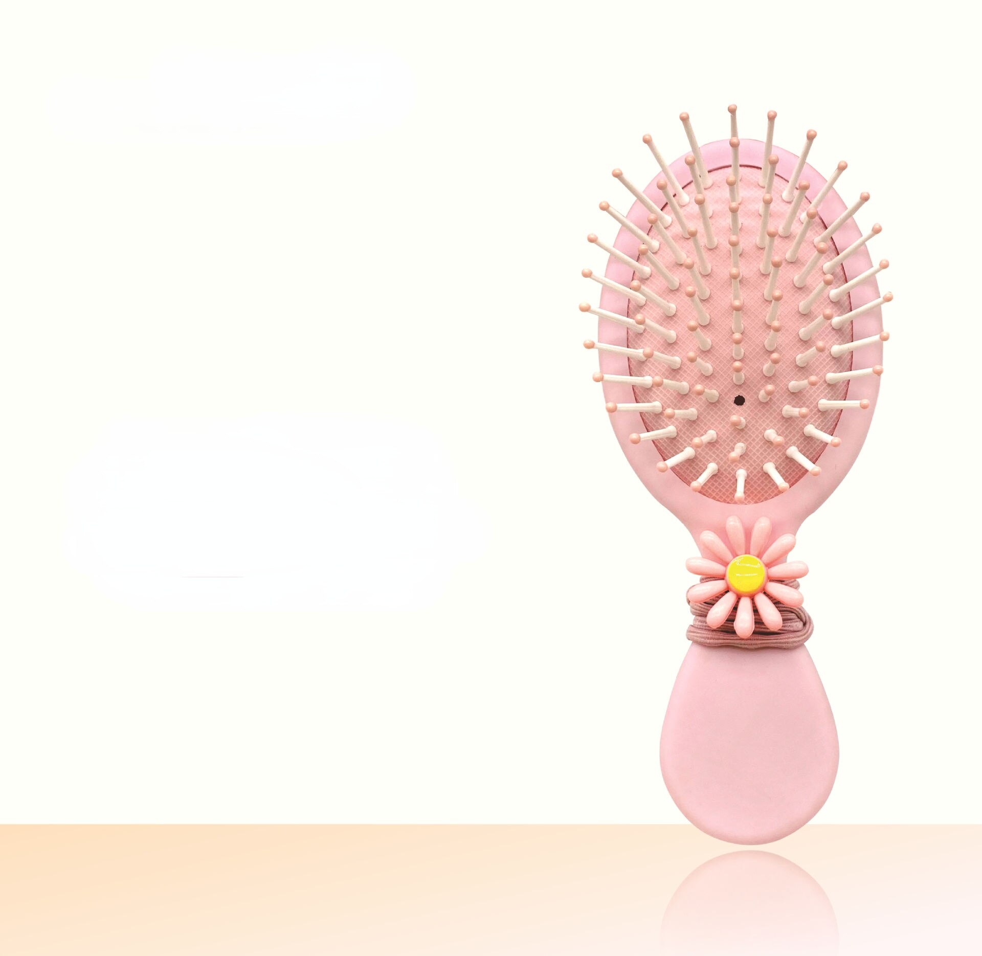 Ins Leuke Zachte Leuke Mini Luchtkussen Kam Kinderen Massage Kam Kappers Kam Daisy Hoofd Touw Kammen Voor kids: Girl powder