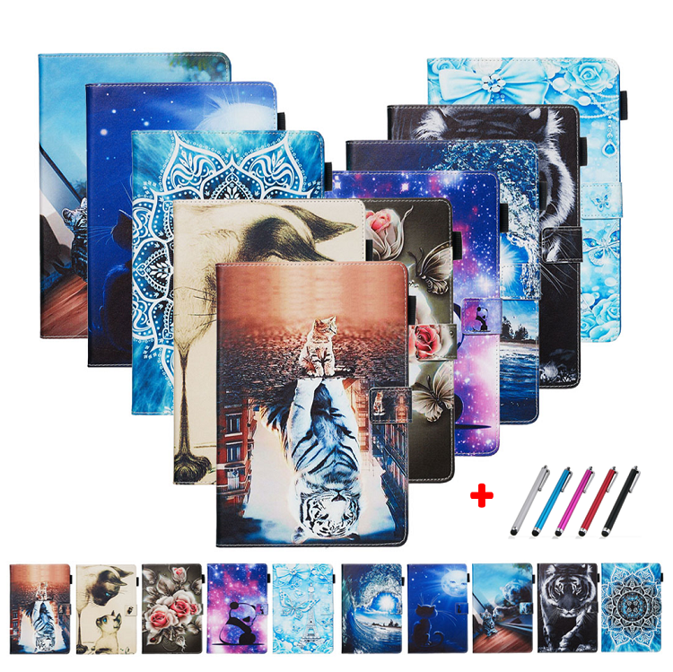 Funda protectora para tableta Huawei Mediapad M3 Lite 10, BAH-L09 de 10,1 pulgadas, con tapa de cuero PU, BAH-AL00: Random one