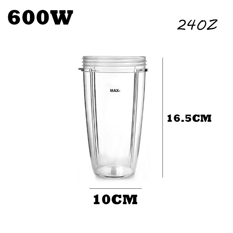 1PCS 600W Cup Handle Juicer Accessories Part For Nutribullet Nutri Replacement Juice Cup Juice Machine Parts Kitchen