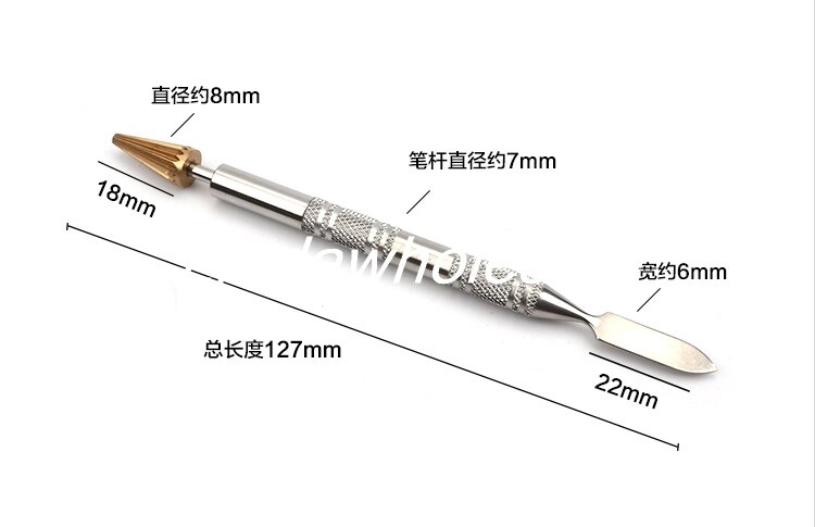 Handgemaakte lederen gereedschap, Leer verf edge tool