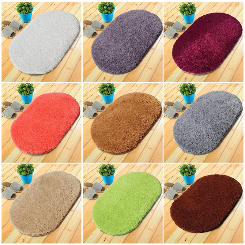 1PCS Floor Mat 30*50cm Carpet Bath Mats Rug Memory Foam Bath Bathroom Non-slip Absorbent Soft Mat Bedroom Floor Shower