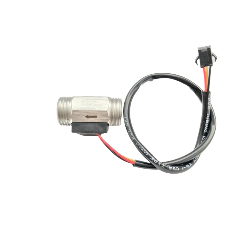 US211M Digital Water Flow Meter Hall Water Flow Sensor Reader with SUS304 Stainless Steel USS-HS21TI 1-30L/min: flow sensor