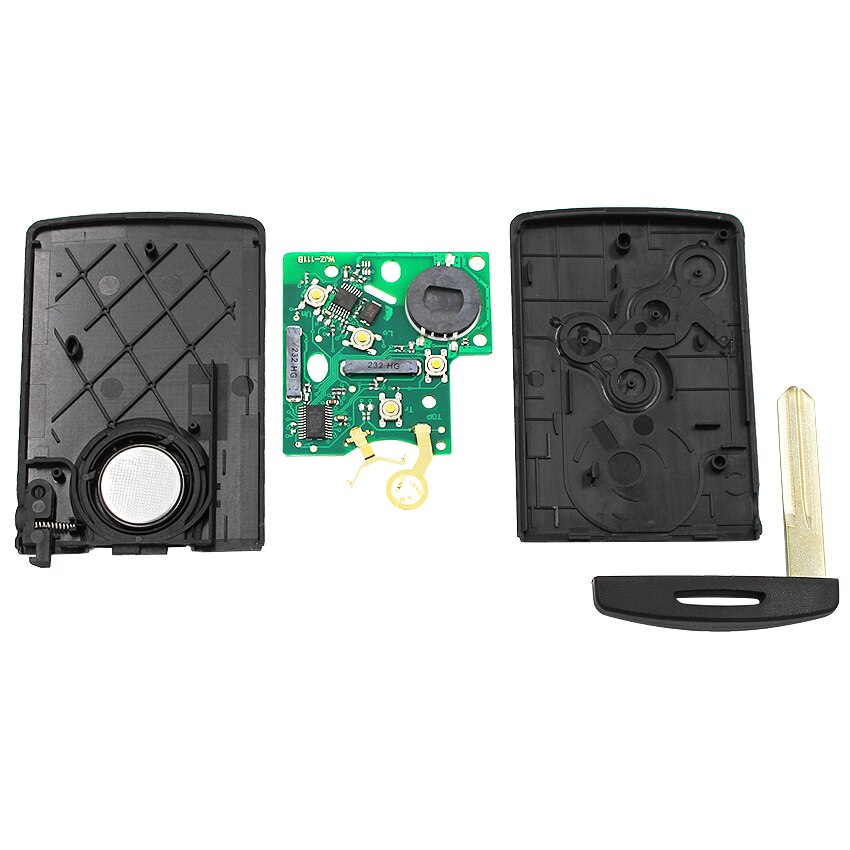 Smart Remote Key FOB 4 Buttons 433mhz With PKE PCF7952 Chip For Koleos CLIO 4 with emergency key NSN14 key blade