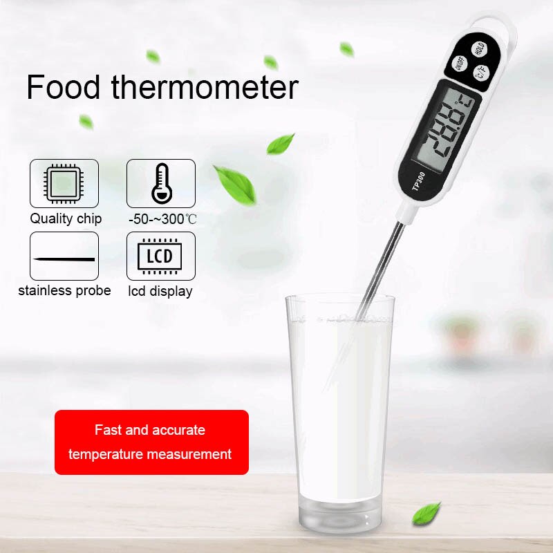Voedsel Thermometer Keuken Eten Probe Water Melk Thermometer Hoge Precisie Elektronische Nummer