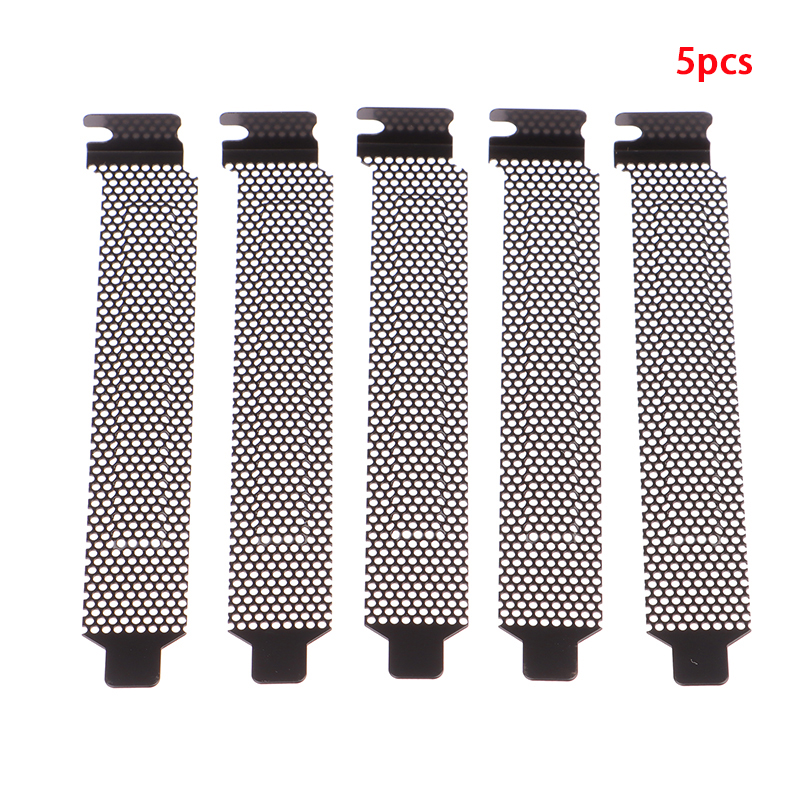 5 stks PCI Slot Cover Stoffilter Blanking Board Koelventilator Stoffilter Ventilatie PC Computer Case Accessoires: Default Title