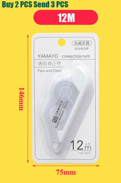 Nice Brand School Student Correction Tape Cute Mini Small Writing Correction Tools Buy 2 PCS Send 3: 12M