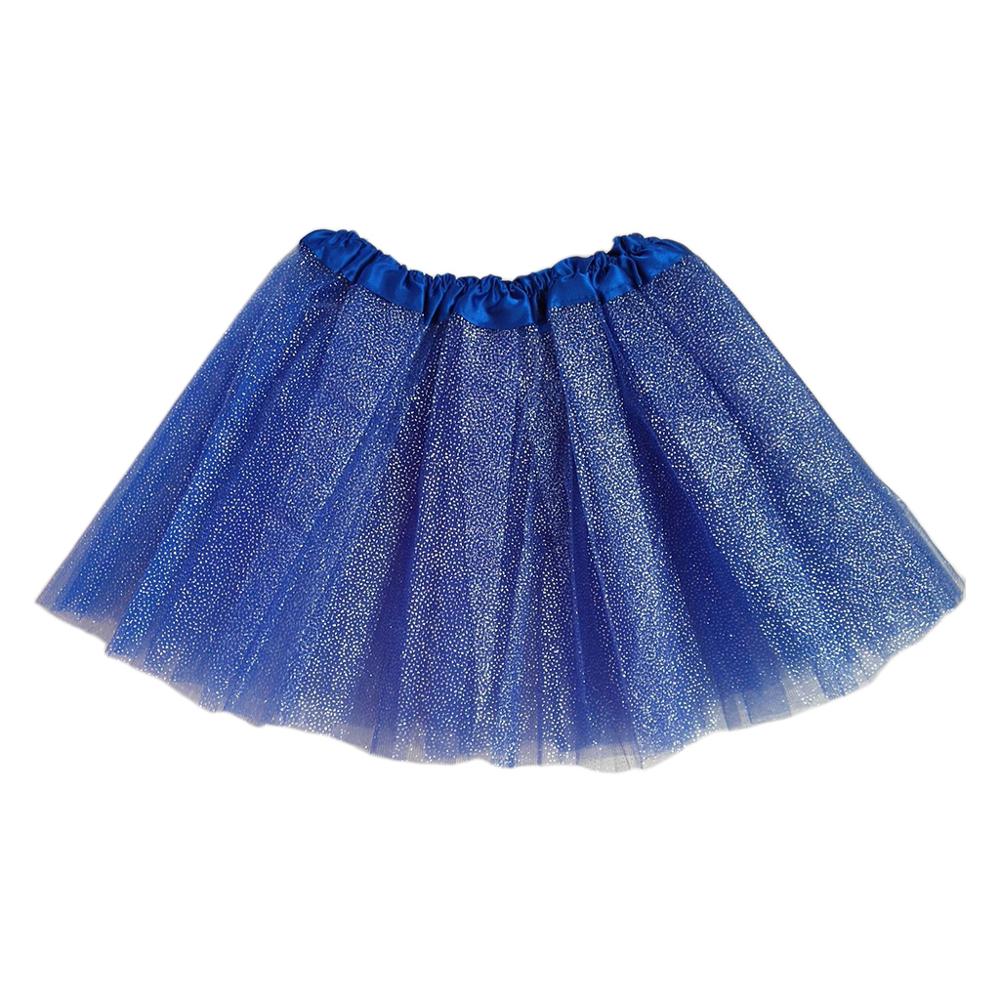 Tyttövauvojen balettitanssi mini tutu hame kolmikerroksinen metallinen glitter paljetteja karkkia laskostettu prinsessa tylli pettihame 11 väriä: 8