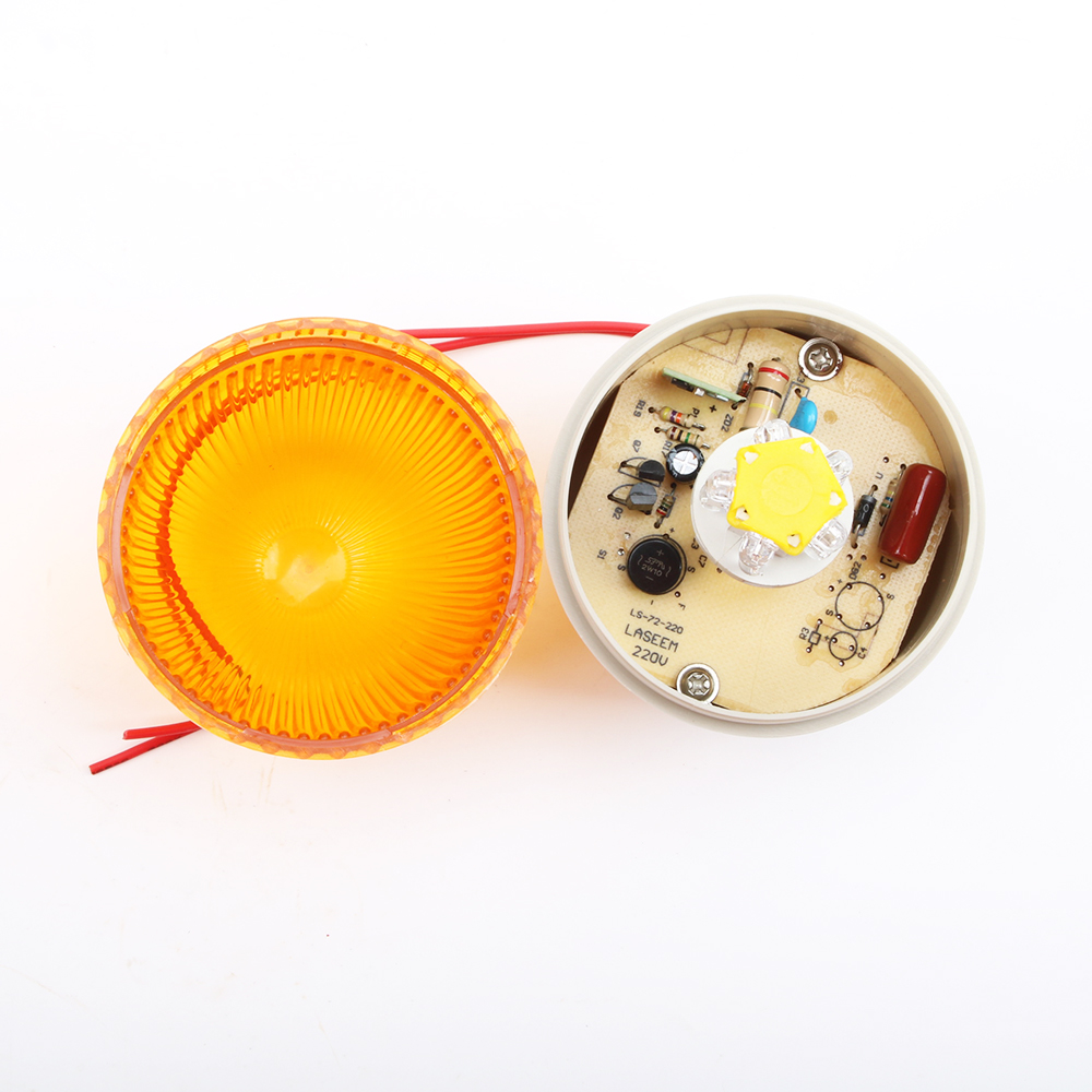 DC 12V 24V AC 110V 220V LED-2071 Red Yellow Green Blue Warning Light Lamp Siren Industrial Warning Without Buzzer
