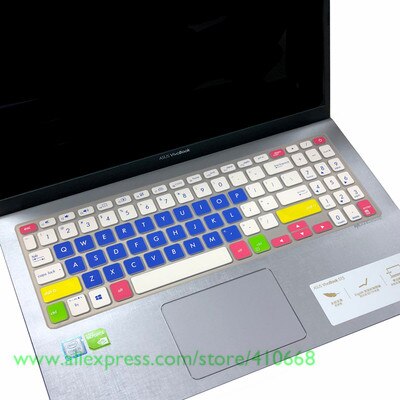 Til asus vivobook 15 asus  x509 x509fj x509fb x509fl x509fa x509 fa fb fj fl  fl8700f y5100 y5200f 15.6 tommer cover til tastaturet: Slikblåt