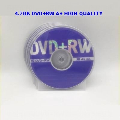 Rewritable DVD-RW 4.7GB 4X Blank Discs Empty DVD Re 5pcs/lot