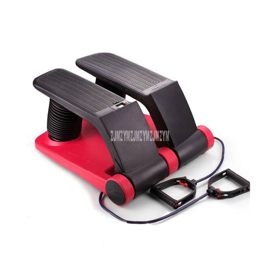 Multi-function Air Stepper With Pull Rope Household Fitness Stepping Machine Silent Step Loss Weight Indoor Exercise Equipment
