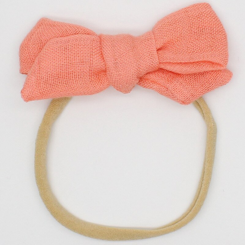Baby Girl Headbands Newborn Headband Baby Headbands Nylon Infant Baby Bows Baby Girl Hair Accessories: Watermelon