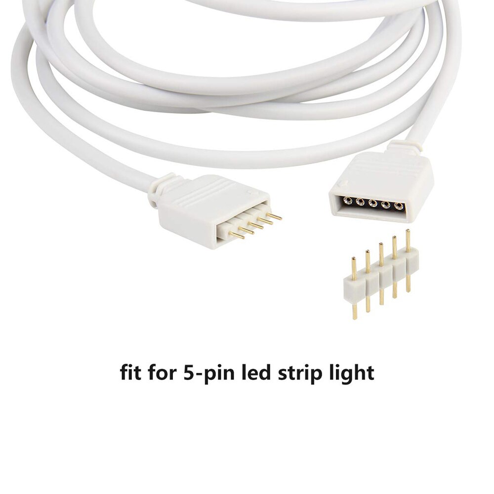4Pin 5PIN RGBW RGB extension Connector Cable WIRE 30CM 1M 2.5M 5M for 5050 3528 RGBW RGB LED Strip light with 4Pin/5PIN Plugs