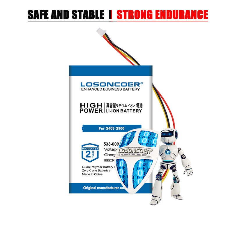 Top 2200mAh 533-000130 Battery for LOGITECH G403 G900 G903 G703 x100 Wireless Mouse Battery
