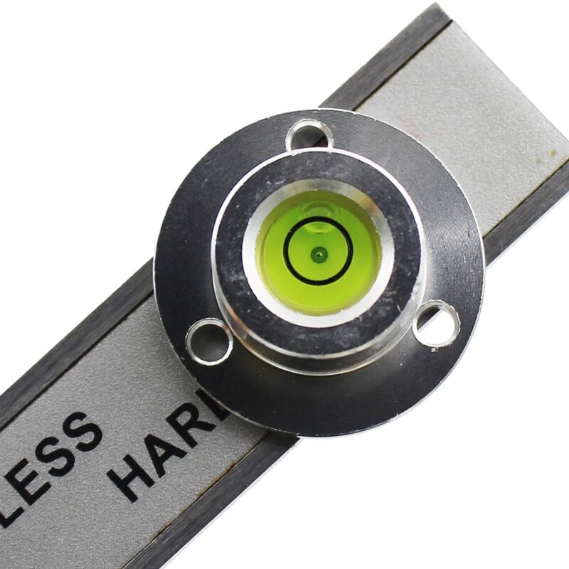 Round Bubble Level Mini Water Level Ruler Sensor Spirit Levels Magnetic Available: Magnetic green