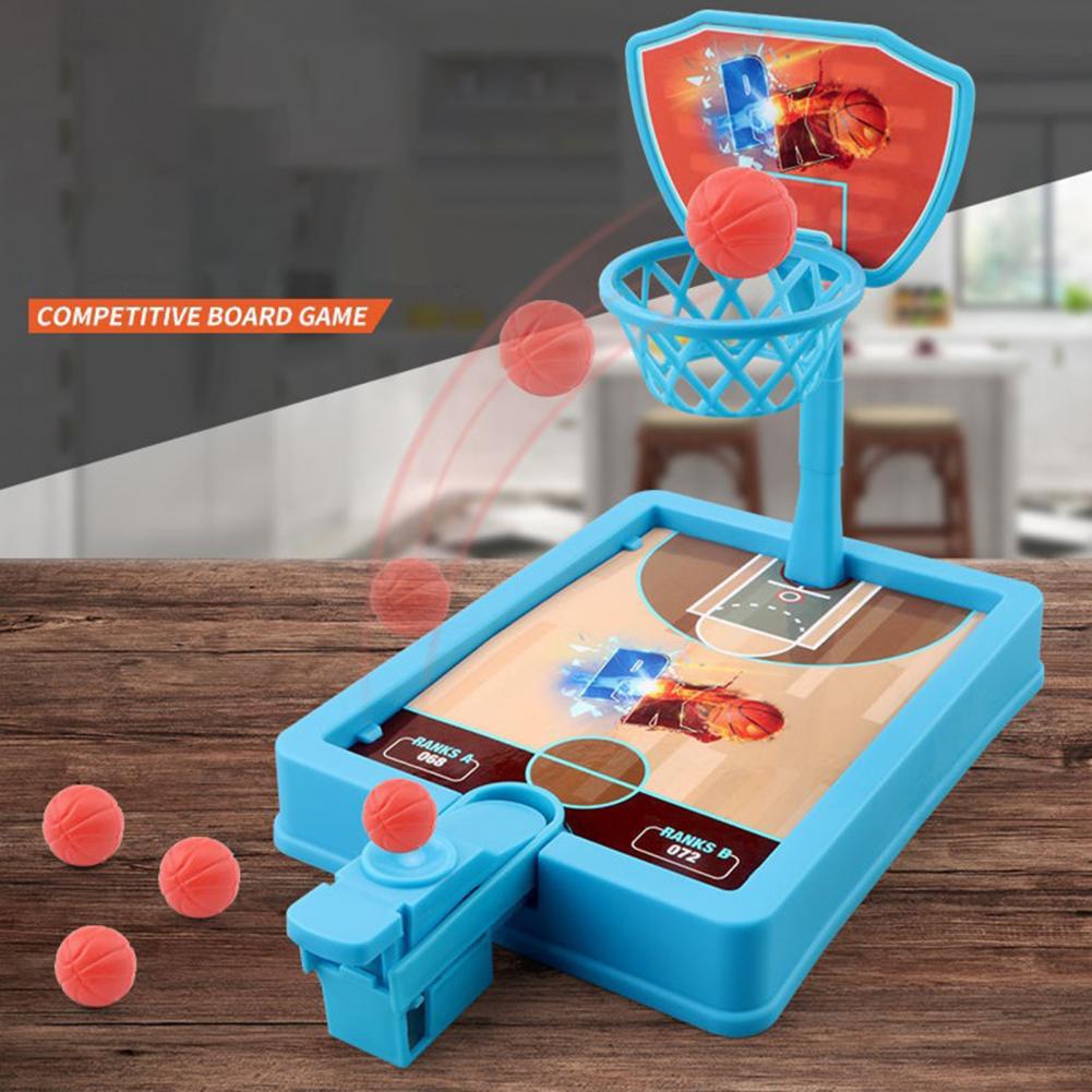 Mini Basketball Spielzeug Hohe Simulation Familie Interaktive Einstellbare Frühen Lernen Desktop-Basketball-Spiel für Kinder