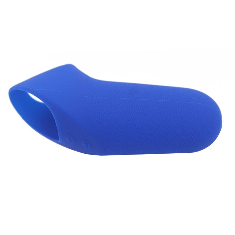 Capa protetora silicone caso alça manga aperto para oculus ir vr controlador 7xed: blue