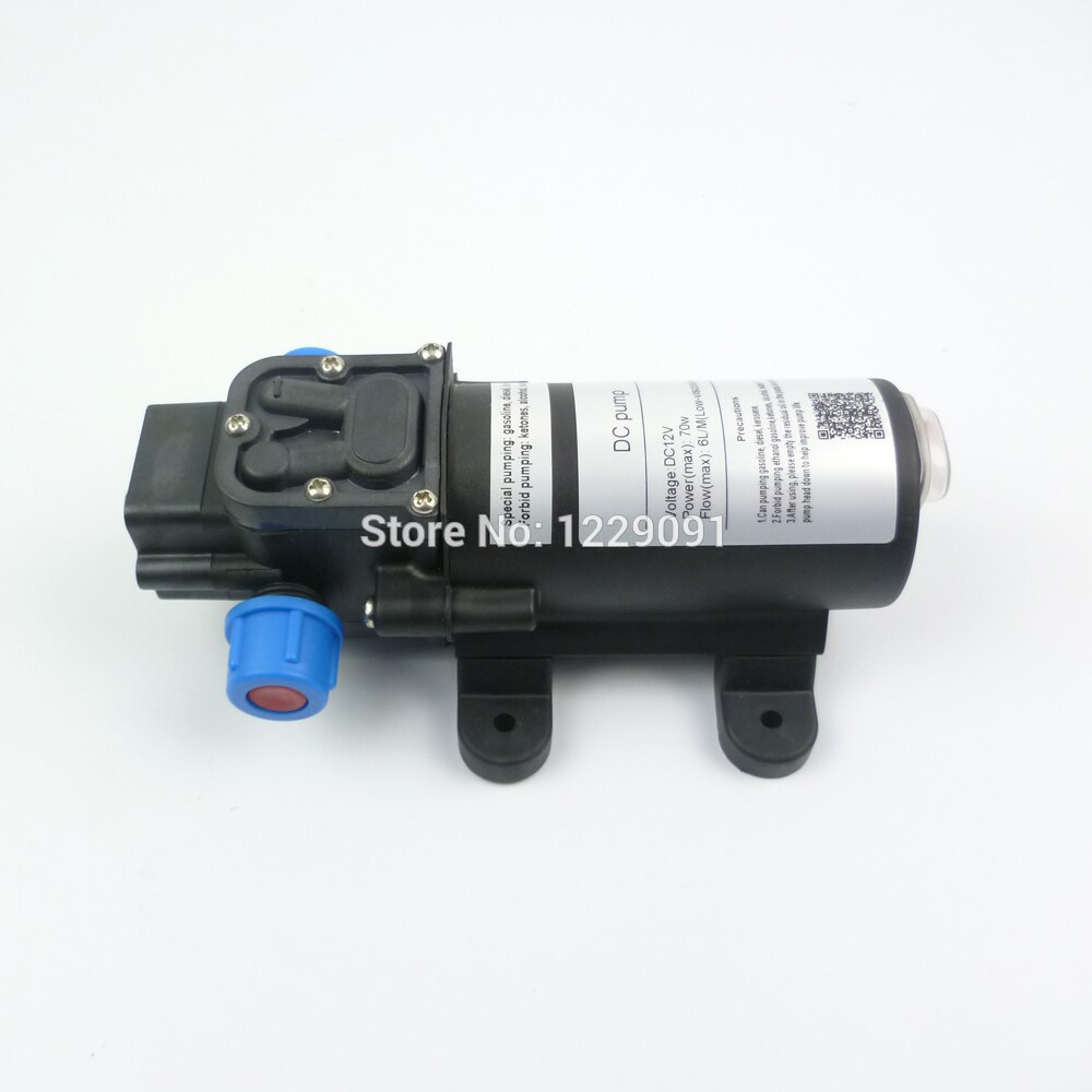 70W 6L/min self priming fuel transfer pump 24v for gasoline, diesel, kerosene