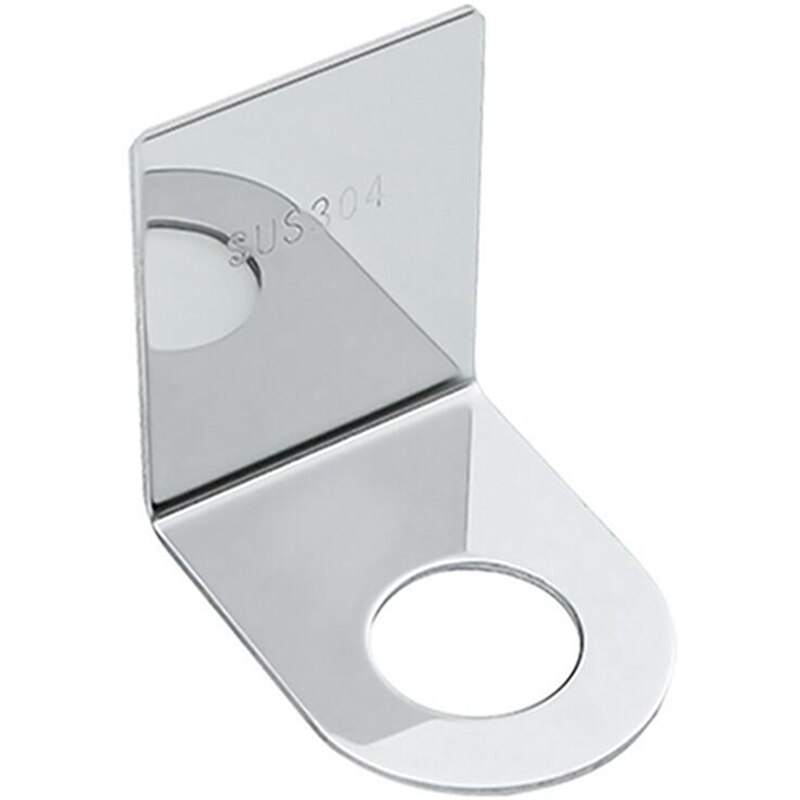 Stainless Steel Wall Mount Soap Shower Gel Dispenser Bottle Holder Self-adhesive Bathroom Organizer Supplies: Small