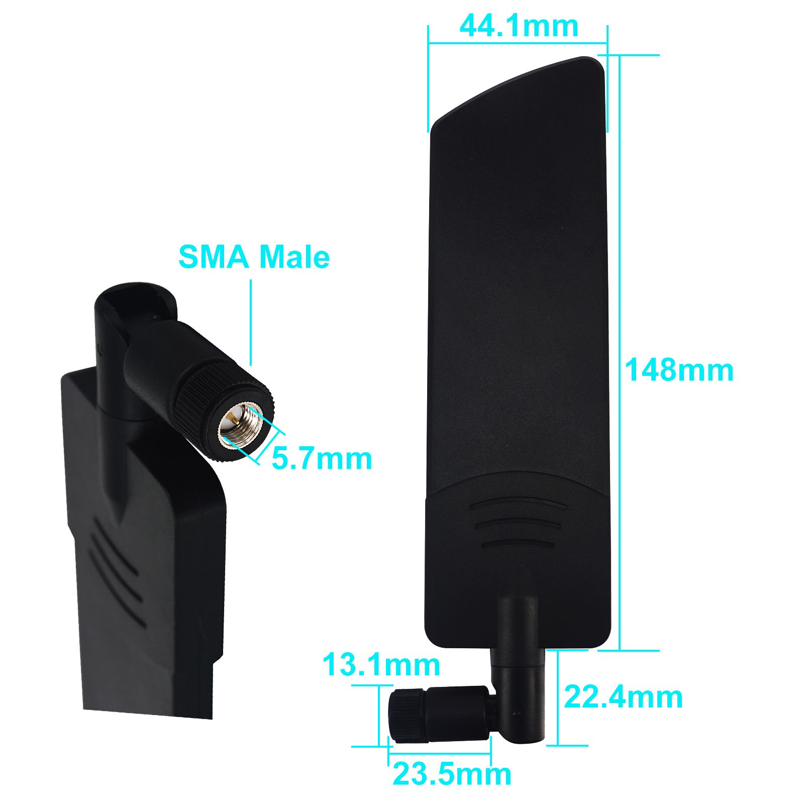 2pcs 600-4900Mhz 5G Antenna 12dbi Omni 5G LTE SMA Male 3G 4G GSM Full Frequency Directional Booster Amplifier Antenne