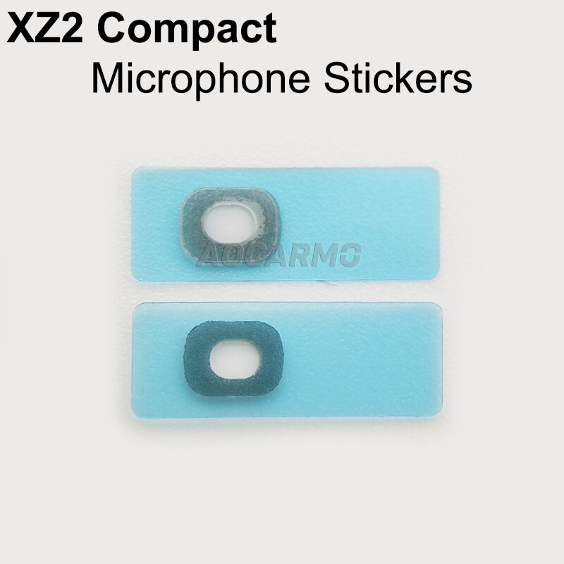 Aocarmo 10 set full set lim för sony xperia  xz2 kompakt mini  xz2c h8324 lcd skärm display batteri klistermärke öron högtalare mesh