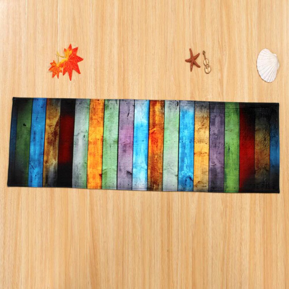 Salle à manger tapis Shaggy doux petits tapis chambre Rectangle tapis de sol imprimer bois chine tapis pour salon moderne enfants tapis #