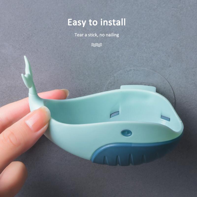 Cute Fish Soap Box Bathroom Soap Holder Dish Plate Tray Soap Dishes Case Supplies Bathroom Storage Hardware для дома и кухни