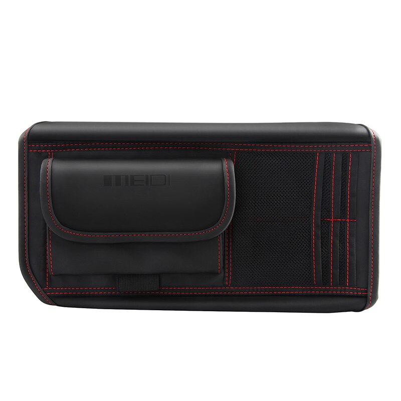 MIEDI Car Sun Visor Storage Bag Car Boot Organizer Storage Holder Multi-Use Tools Organizer For IC Card Mobile Phone Sun glass: Default Title