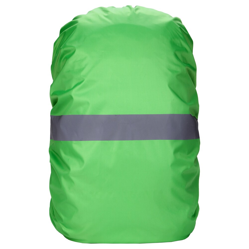 Cubierta de Mochila deportiva, bolsa impermeable, cubierta de lluvia con tira reflectante para ciclismo, Camping, senderismo, montañismo, verde, 20-100L