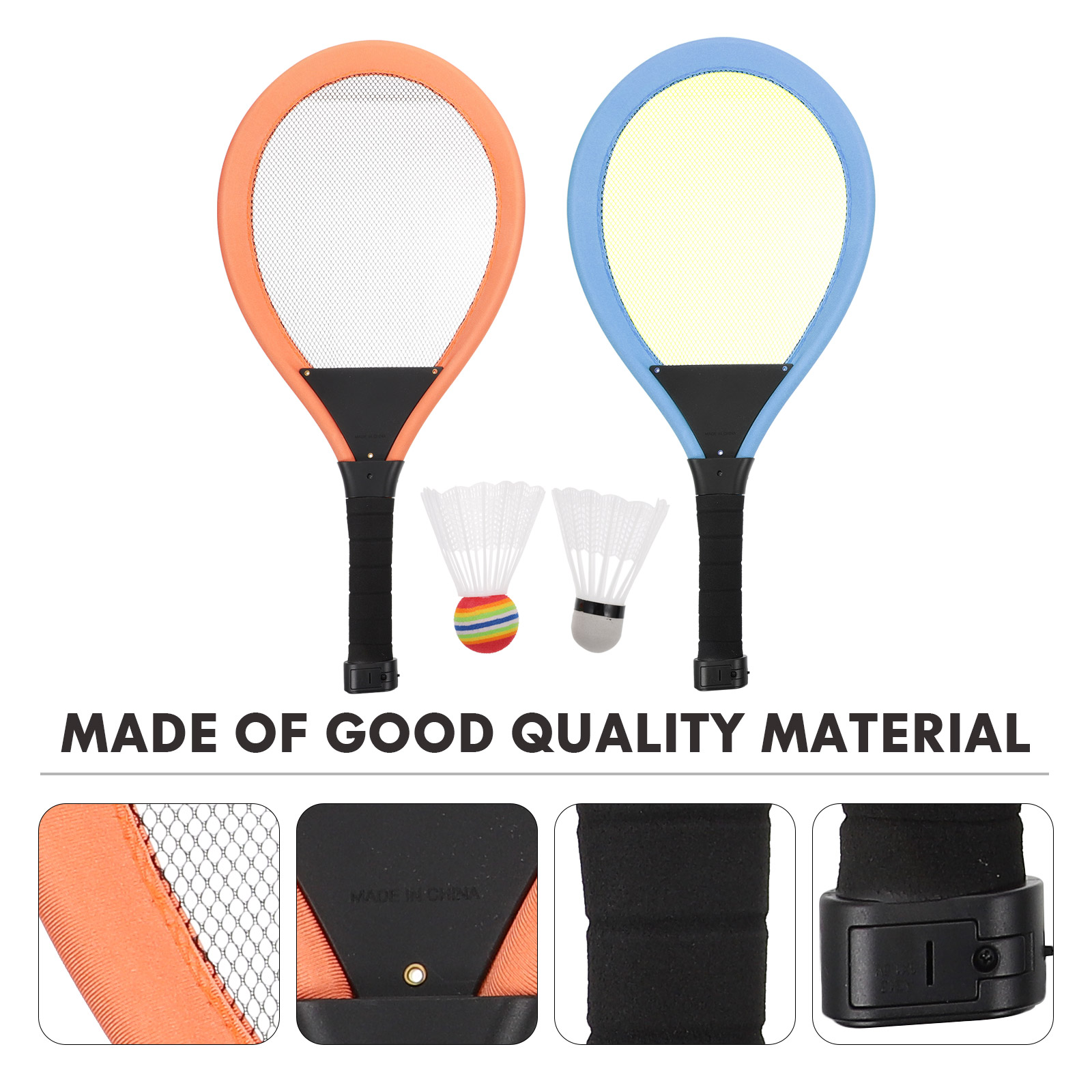 1 ustawić z wnętrz Sporty rakiety badminton trening narzędzia na wolnym powietrzu Sporty zabawki