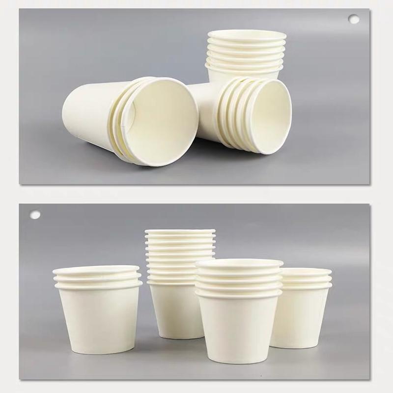 50pcs/pack 50ml Small Paper Cups Taste Cup Disposable Paper Cup Party Supplies WALK KNOW