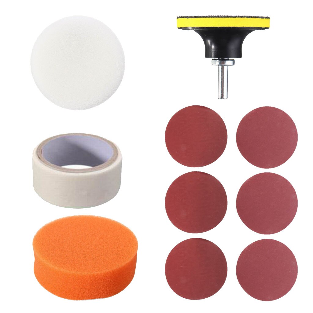 Universal Car Vehicle Headlight Lamp Lens Clean Polishing Tool Kit