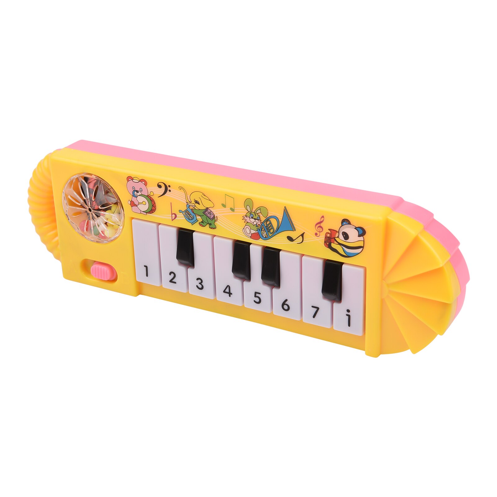 Muslady-Mini Piano Electrónico de 8 teclas para niños, juguete educativo Musical para edades tempranas
