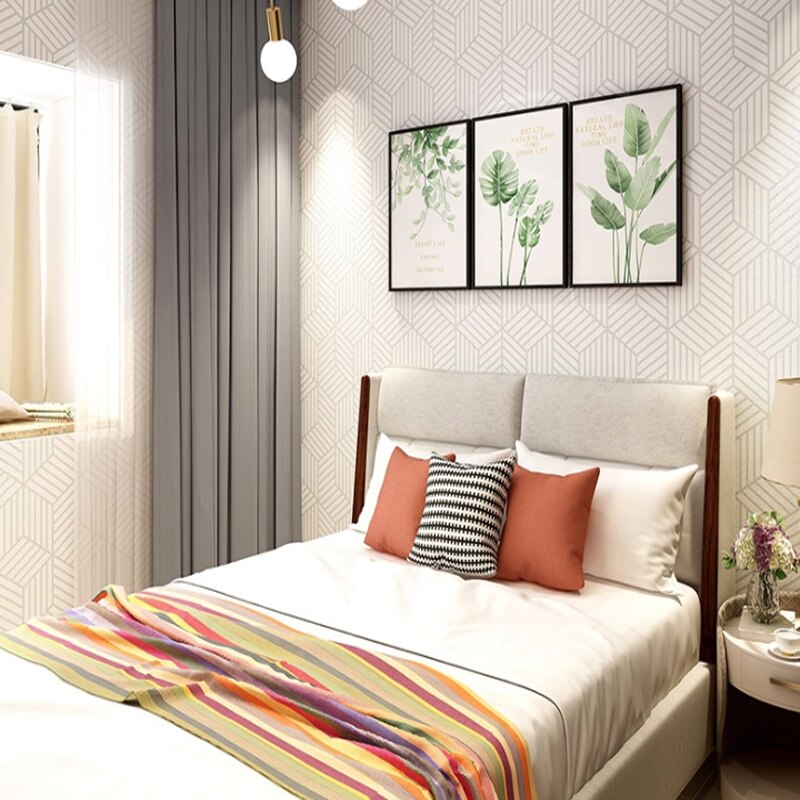 Papel para empapelar hexagonal geométrico, papel tapiz autoadhesivo extraíble, pelar y pegar, vinilo para decoración del hogar y dormitorio