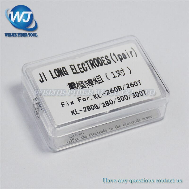 1 Paar Elektroden Voor Jilong Fusion Splicer KL-280 KL-280G KL-280H KL-300 KL-300T KL-300F