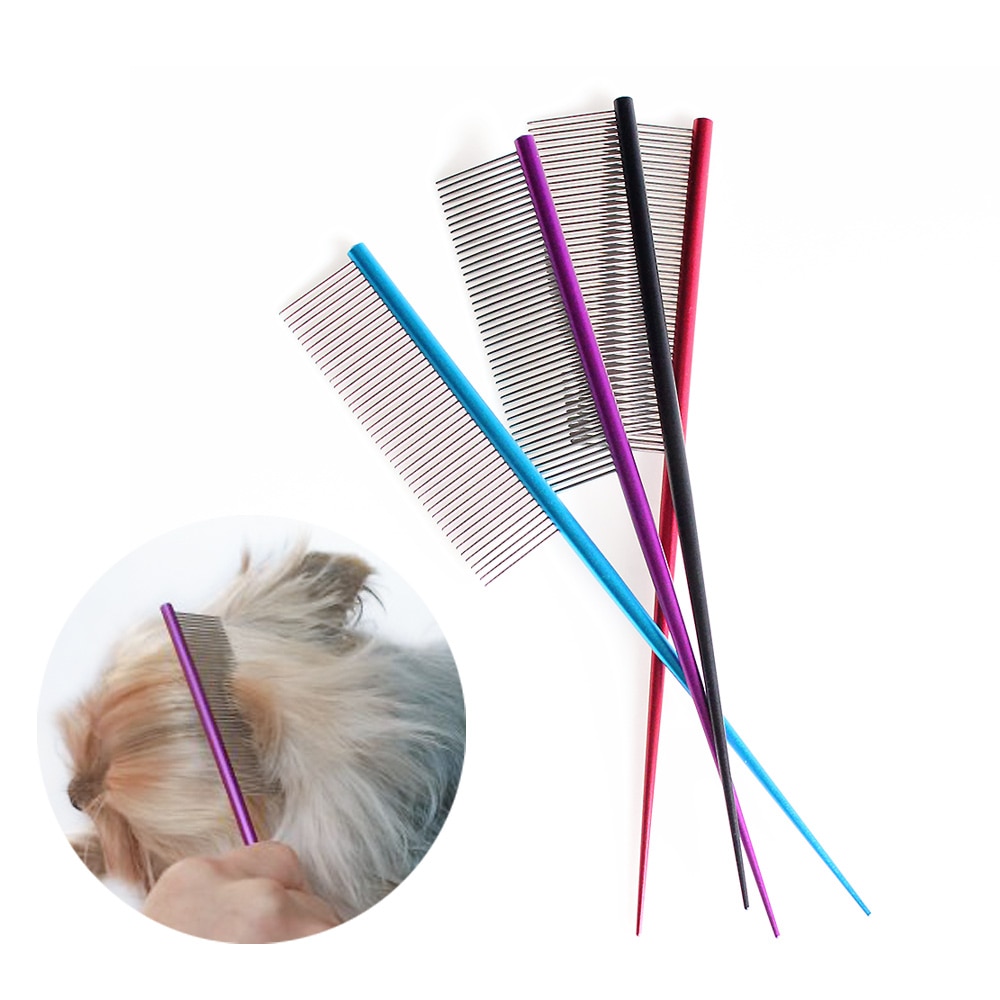 Haustier Hund Kamm 6062025 Schlanke Spitzen Schwanz Pflege Kamm Für zottelig Katze Hunde Barbier Pflegenwerkzeug Salon