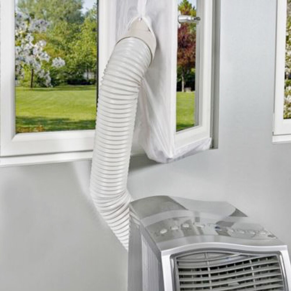 Push Pull Window AirLock White Flexible Cloth Universal Soft Board Seal Plate 4m For Mobile Air Conditioner