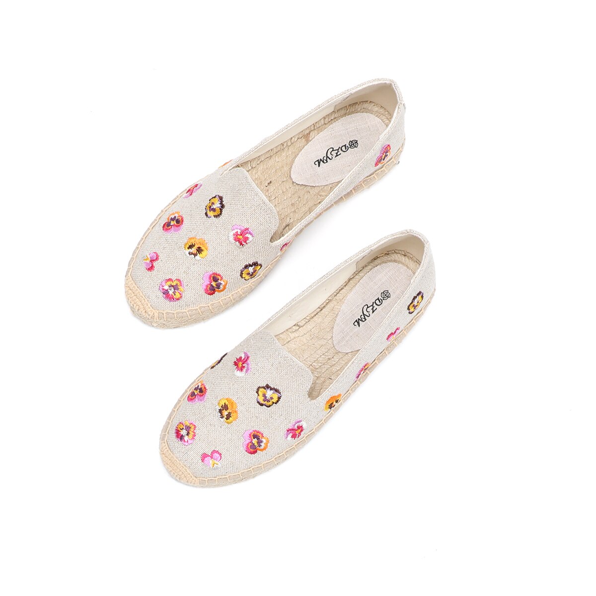 Espadrillas 2022 piattaforma piatta nuovo arrivo canapa punta tonda gomma Slip-on Casual Zapatillas Mujer Sapatos primavera/autunno
