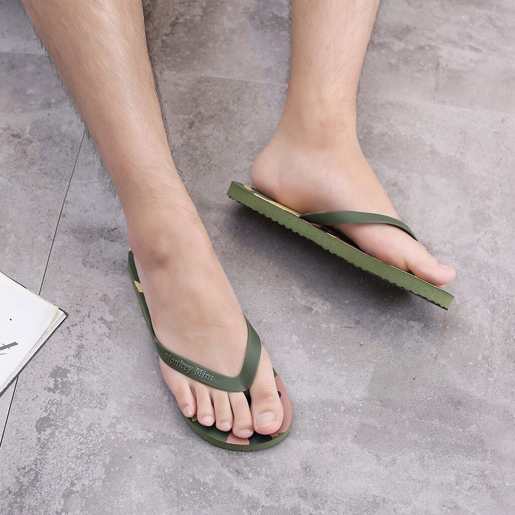 Sagace Mannen Schoenen Slippers Strand Schoenen Mannen Zomer Camouflage Schoenen Indoor & Outdoor Flip-Flops Mannelijke Slipper Zapatos De hombre 16: GN / 42