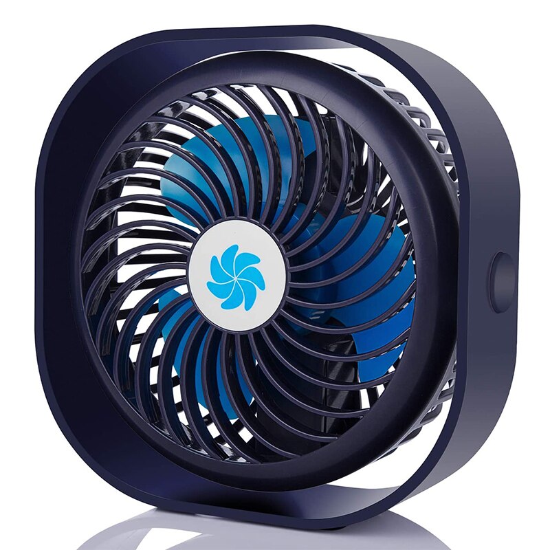 USB Aufladbare 3 Geschwindigkeit Mini USB Schreibtisch Fan Persönliche Kühlung Fans 360 Drehung Einstellbar Winkel für Sekretariat Heimat Reisen Auto