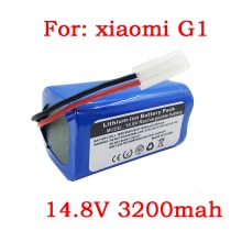Vakaumus 14.8v 2600 mah li-ion batteri til xiaomi  g1 mi robot støvsuger essentiel mjstg 1 robotstøvsuger tilbehør